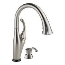 Delta Faucet Rubinetto da cucina estraibile con manigli...