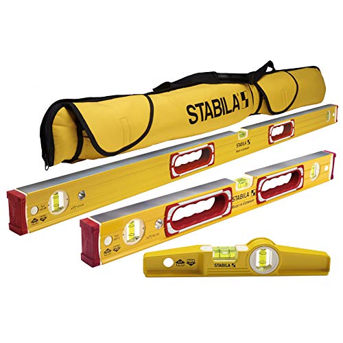 Stabila Il set Classic 196 a 3 livelli include siluro 4...