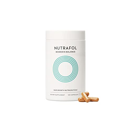  Nutrafol Integratore per la crescita dei capelli Women's Balance | Età 45+ | Clinicamente provato per capelli e cuoio capelluto visibilmente più folti | Consigliato dai dermatologi | 1 flacone |...