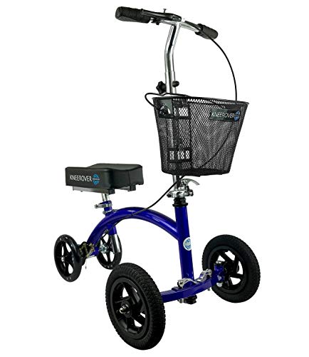 KneeRover Hybrid Knee Walker - All New Featuring KneeCycle Knee Scooter with All Terrain Front Axle Upgrade