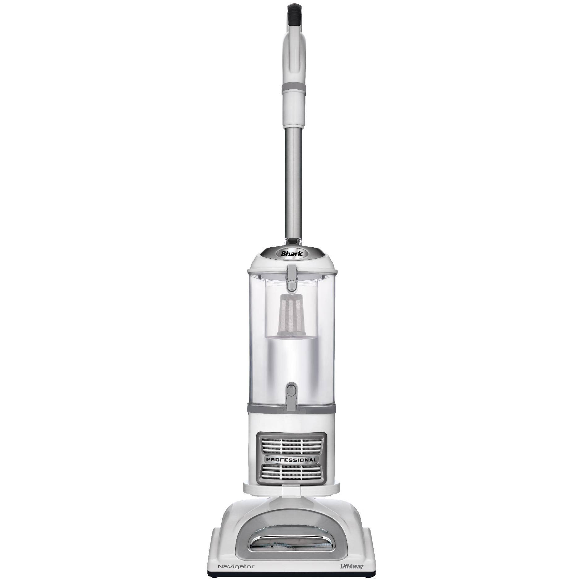 SharkNinja Shark Navigator Lift-Away Professional Upright Vacuum, White and Silver (NV370)