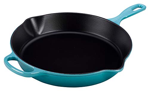 Le Creuset Padella con manico in ferro smaltato in ghis...