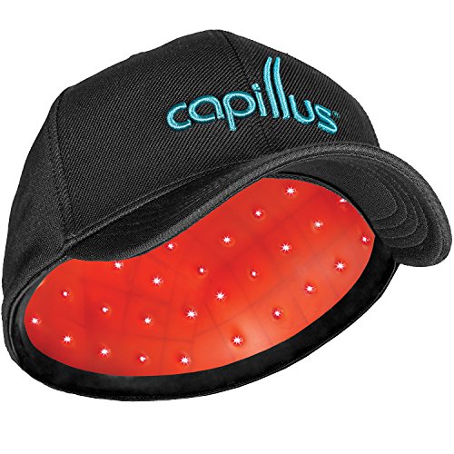 Capillus Ultra Mobile Laser Therapy Cap for Hair Regrowth - NEW 6 Minute Flexible-Fitting Model - FDA-Cleared for Medical Treatment of Androgenetic Alopecia - Great Coverage