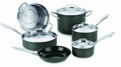 Cuisinart GG-10 GreenGourmet Set di pentole antiaderent...