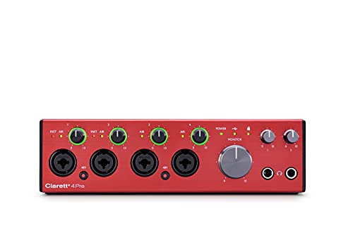 Focusrite Interfaccia audio USB Clarett+ 4Pre 18-in / 2...