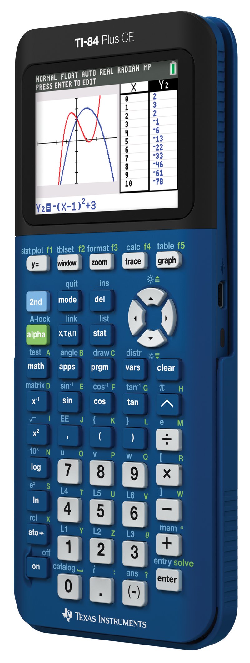 Texas Instruments Calcolatrice grafica TI-84 Plus CE De...