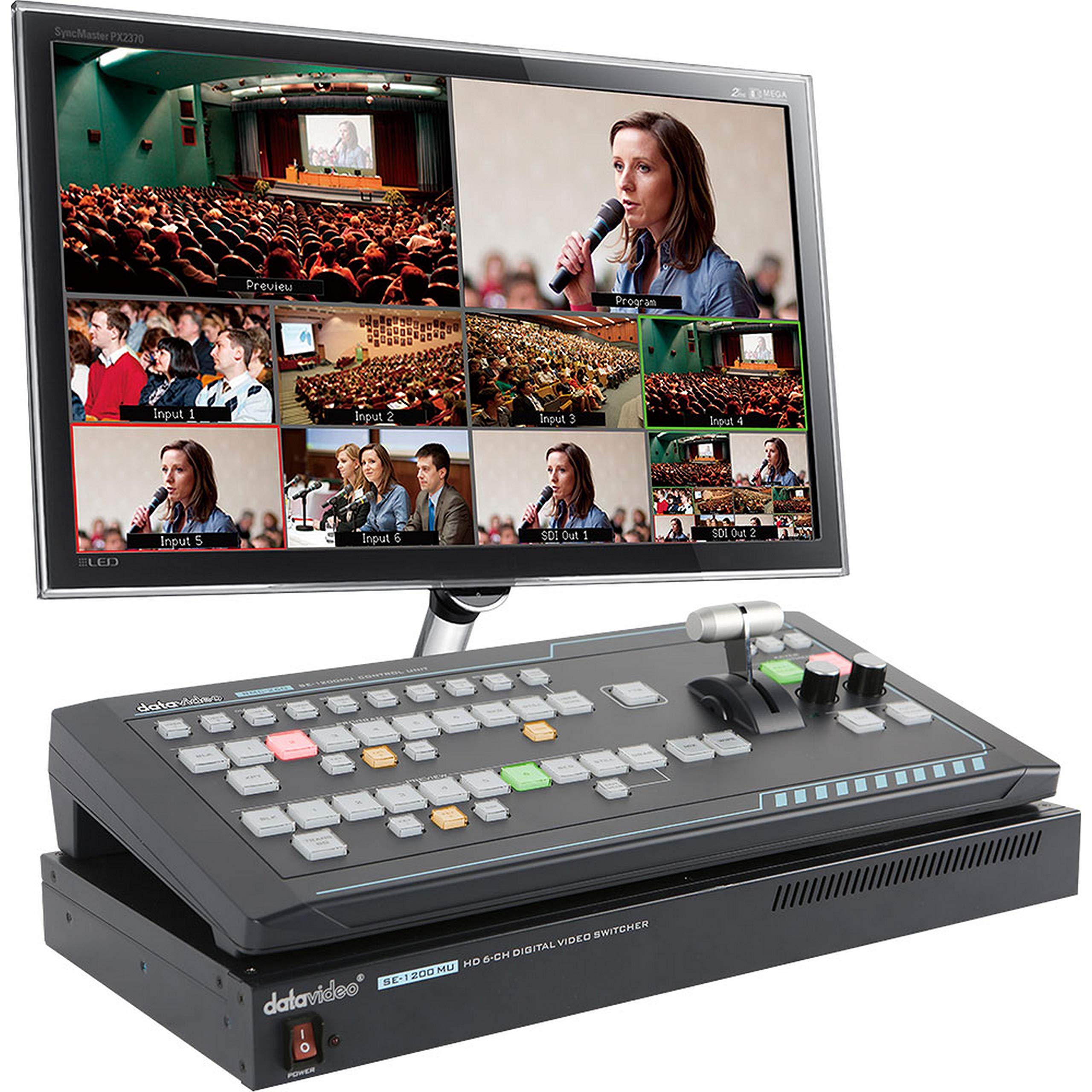 DataVideo SE-1200MU 6 Ingressi Switcher con Controller ...