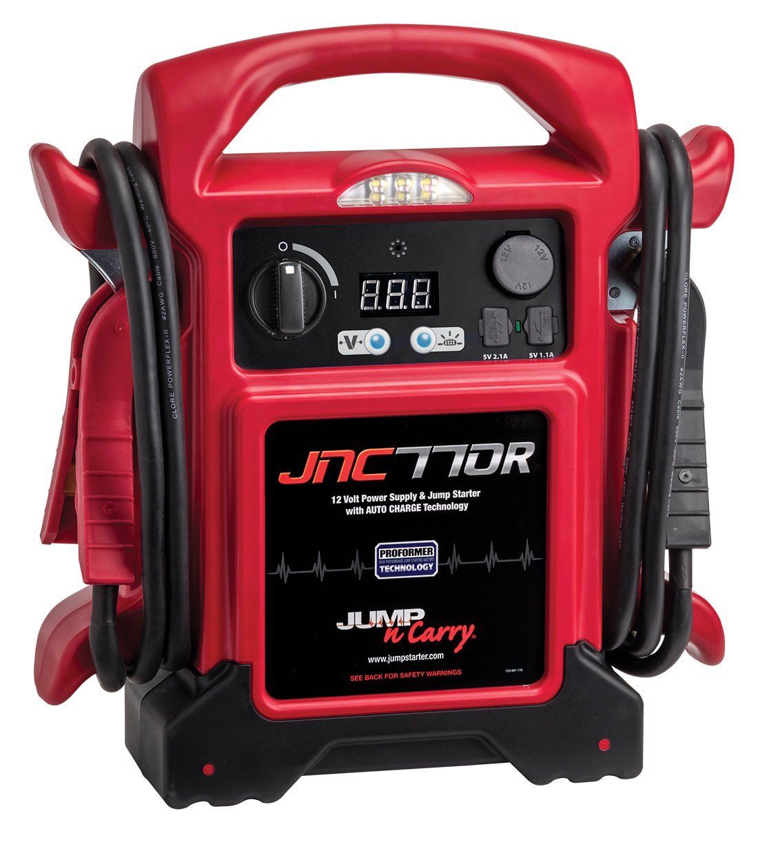 Clore Automotive Jump-N-Carry JNC770R 1700 Ampere di pi...