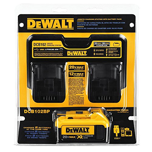 DEWALT Stazione di ricarica 20V MAX* per cantiere con p...