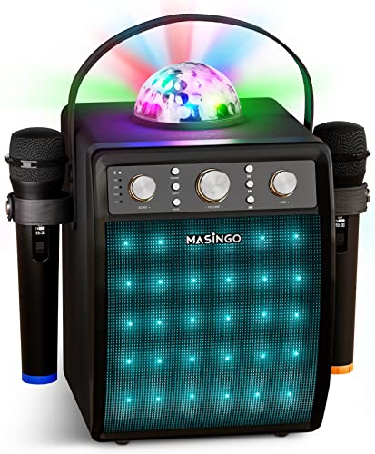 MASINGO Macchina Karaoke Bluetooth per adulti e bambini...