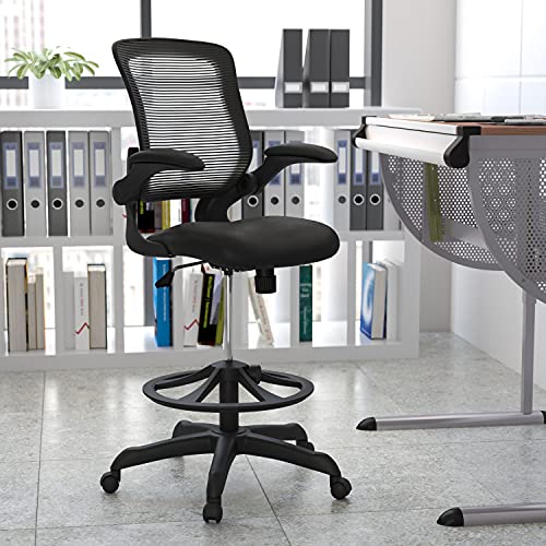 Flash Furniture Sedia da ufficio ergonomica girevole co...