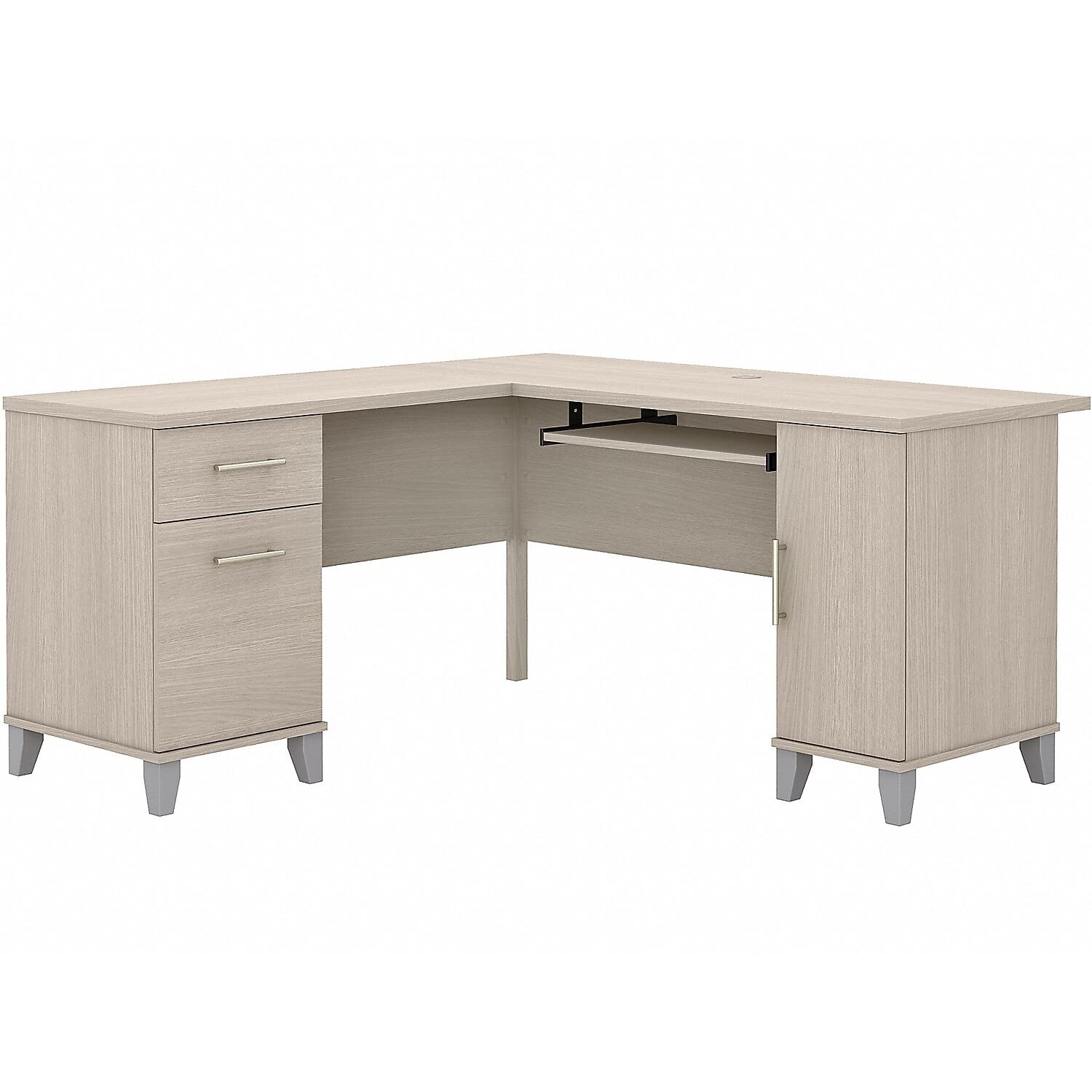 Bush Furniture Scrivania Somerset 60W a L con contenito...