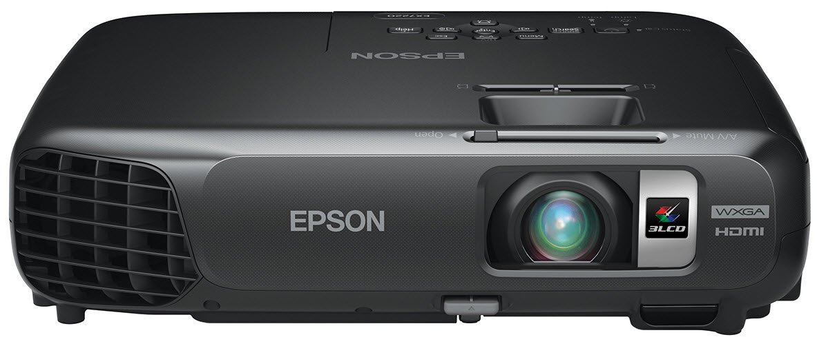 Epson EX7220, WXGA Widescreen HD, Wireless, 3000 Lumens Color Brightness, 3000 Lumens White Brightness, 3LCD Projector