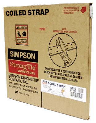 Simpson Strong-Tie CS16 - Cinghia zincata arrotolata ca...