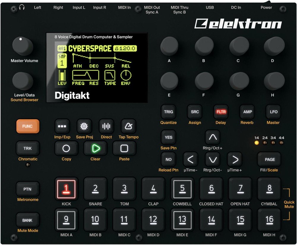 Elektron Computer per batteria e campionatore Digitakt ...