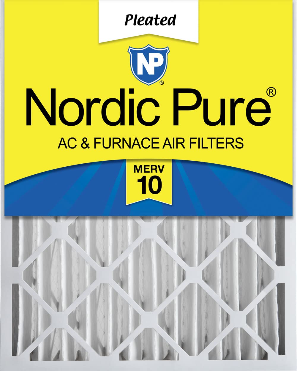 Nordic Pure Forno AC pieghettato MERV 10 20x25x4 (profo...