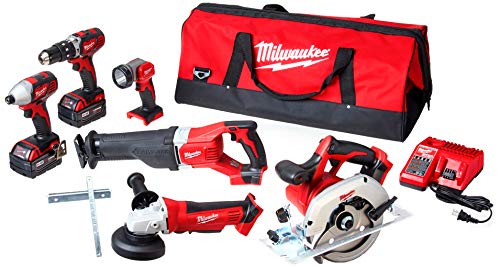 Milwaukee 2696-26 M18 Kit combinato 6 utensili agli ion...