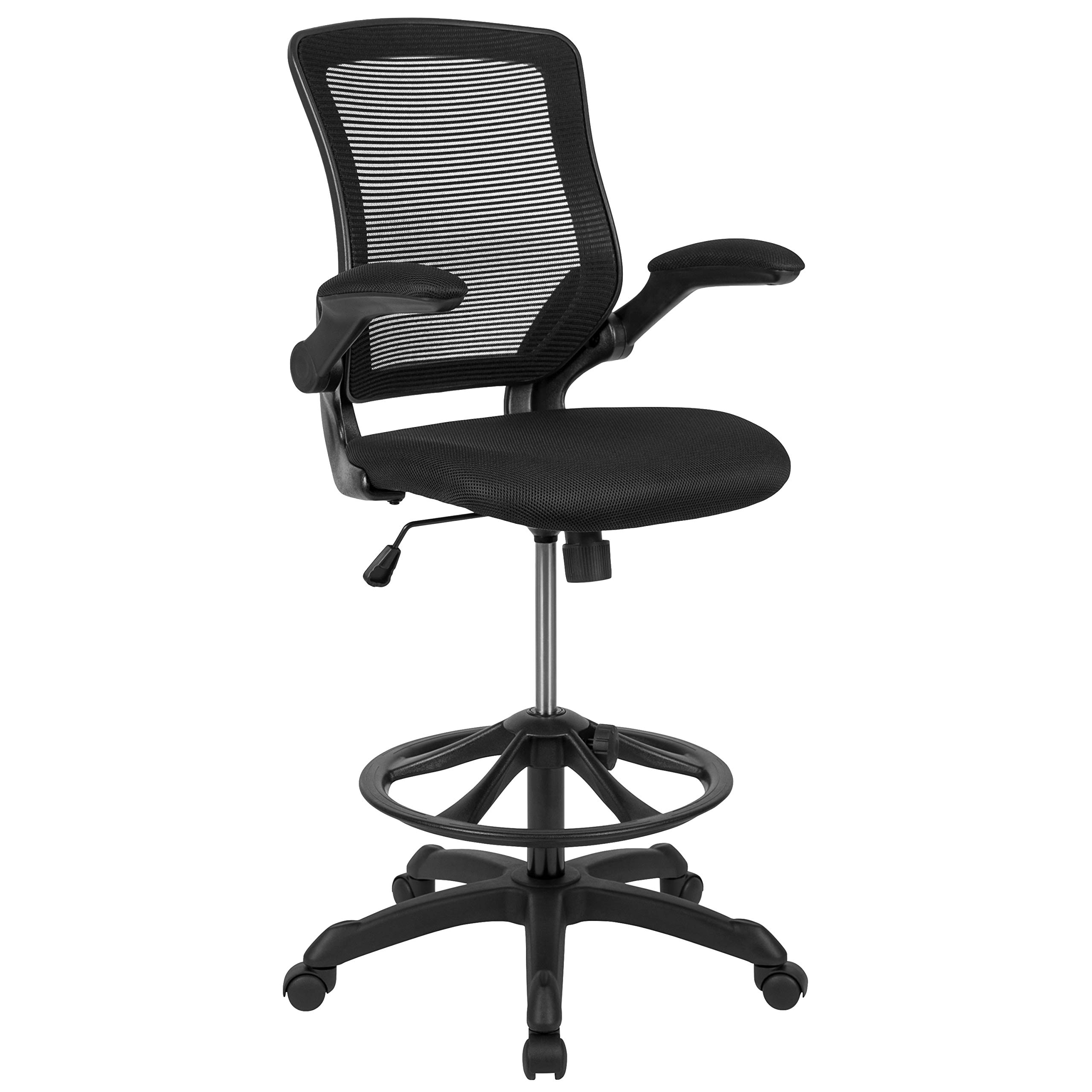 Flash Furniture Sedia da ufficio ergonomica girevole co...