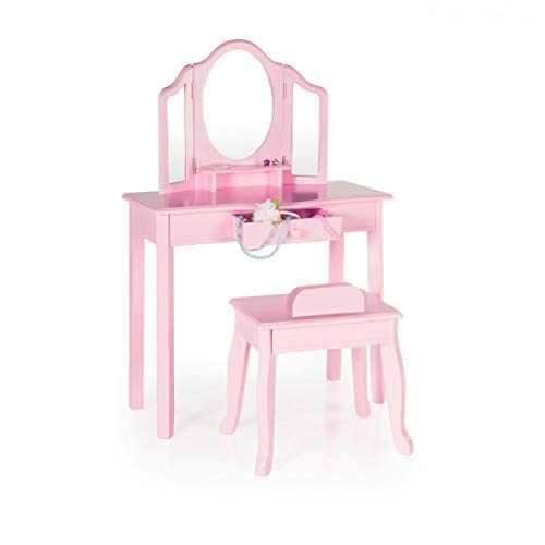 Guidecraft Vanity and Stool - Rosa: Set tavolo e sedia ...