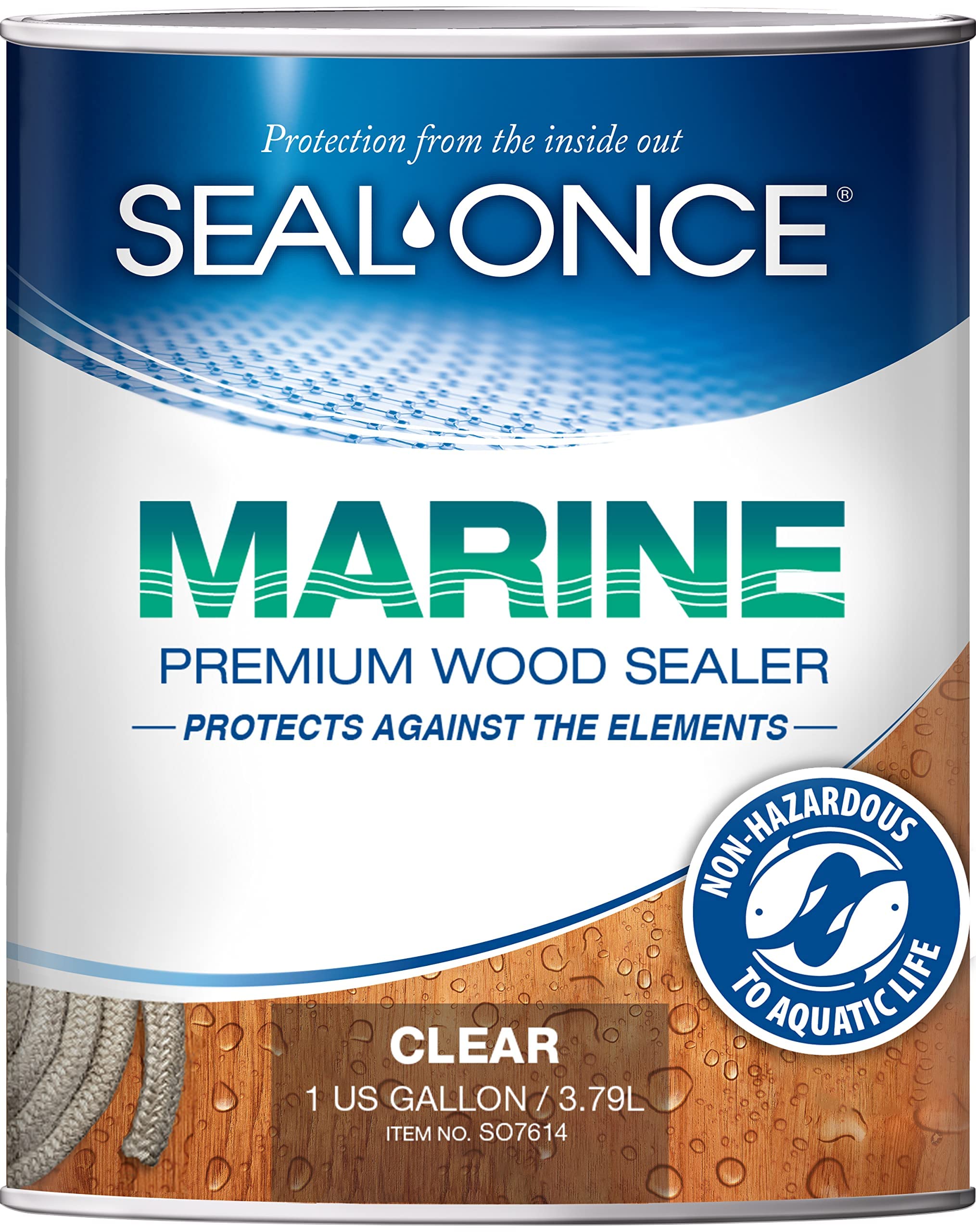 Seal-Once Sigillante per legno Marine Premium - Sigilla...