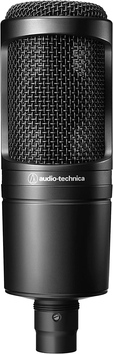 audio-technica Microfono da studio XLR a condensatore c...