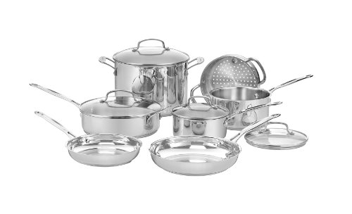 Cuisinart 77-11G Chef's Classic Stainless Set di pentol...