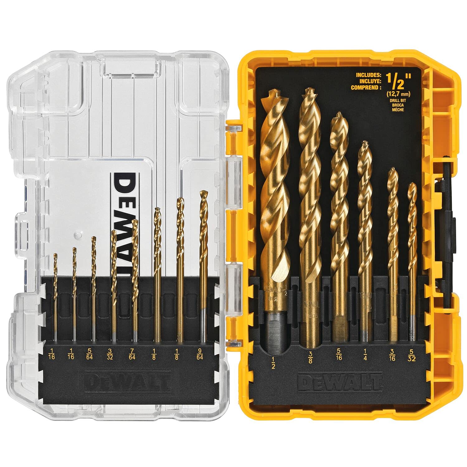 DEWALT DW2166 Set di cacciaviti da 45 pezzi con custodi...