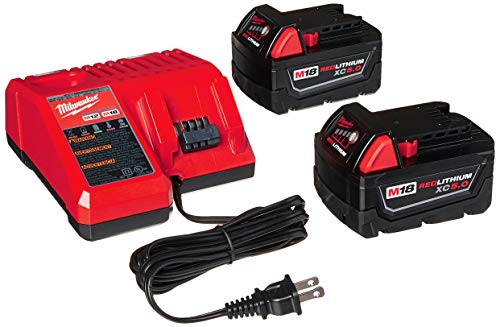 Milwaukee 48-59-1850 Batterie M18 RED LITHIUM XC 5.0 Ah...